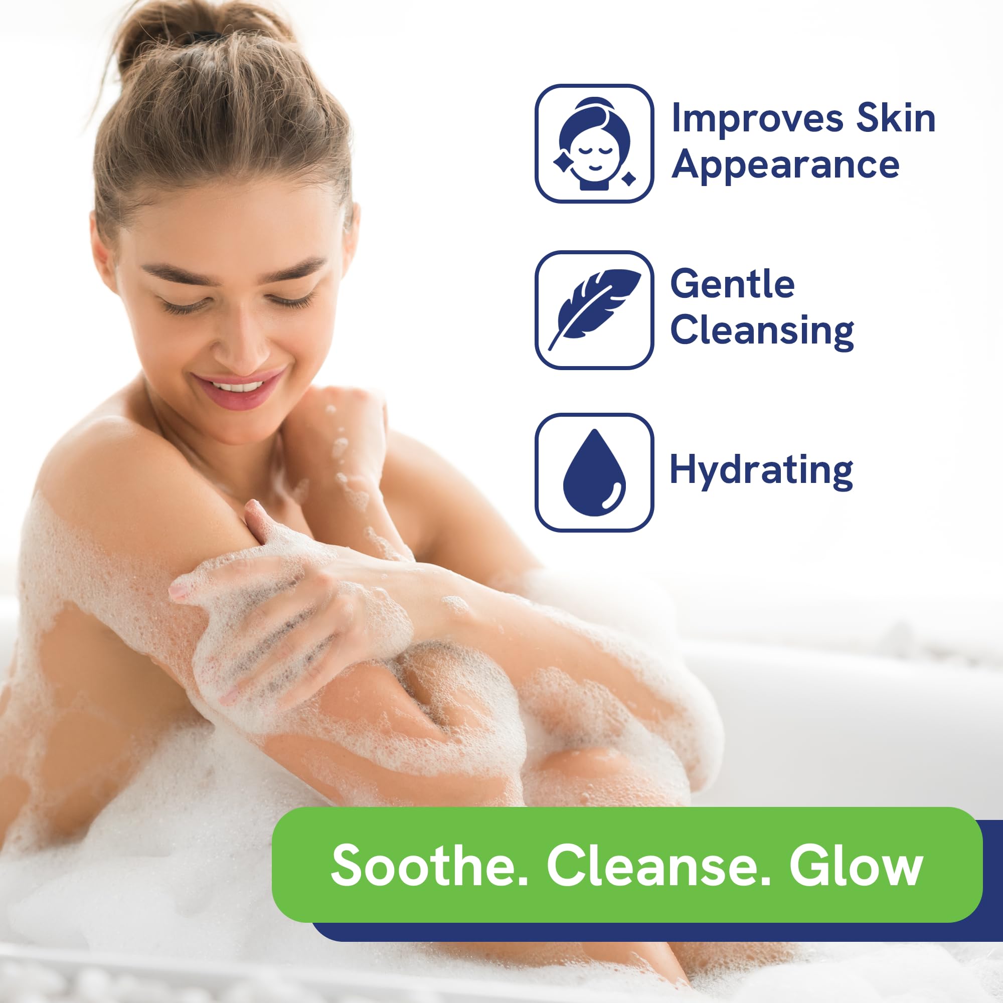 pHat 5.5 sensitive skin application close-up for easy daily routine.