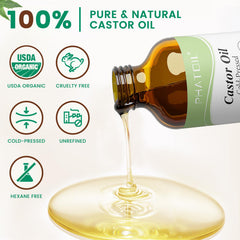 PHATOIL dropper dispensing a controlled bead of oil for precise use benefit
