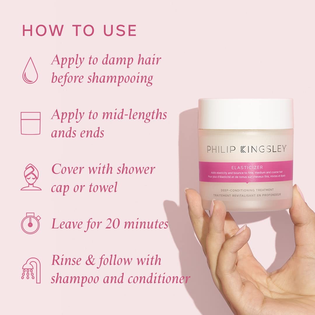 PHILIP KINGSLEY Elasticizer sustainable-packaging highlights vegan-friendly ethics.