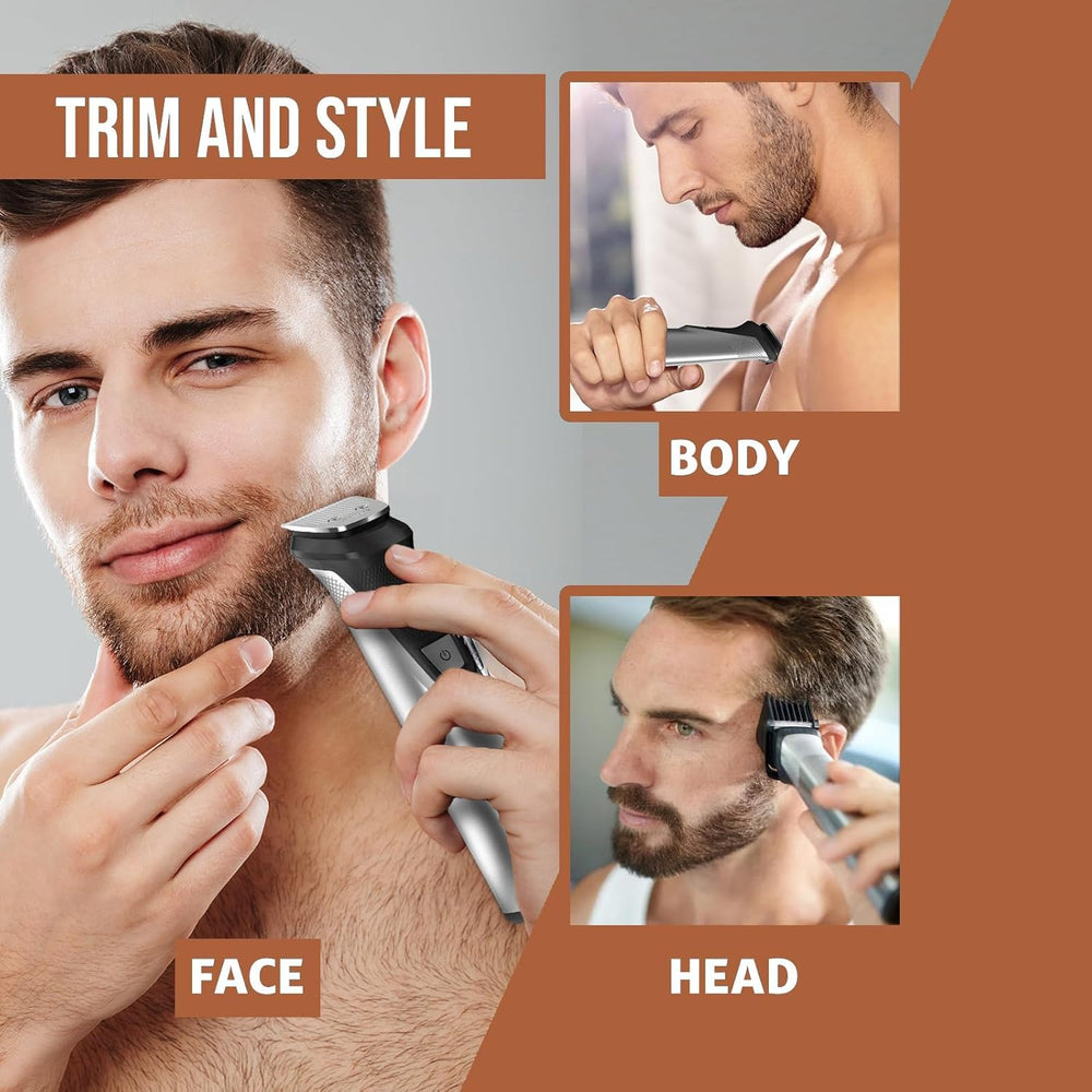 Philips body shaver attachment for safe body grooming and easy cleanup.