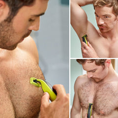 Philips Norelco OneBlade body blade with skin guard for safe body shaving