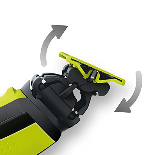 Philips Norelco OneBlade wet-dry use highlights flexible grooming