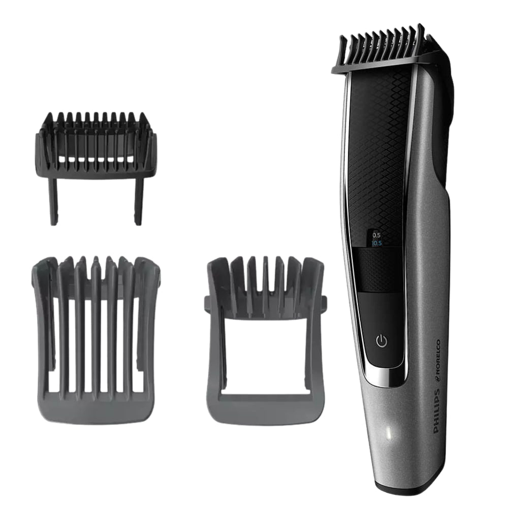 Philips Norelco Series 5500 trimmer in wet/dry mode, easy cleaning