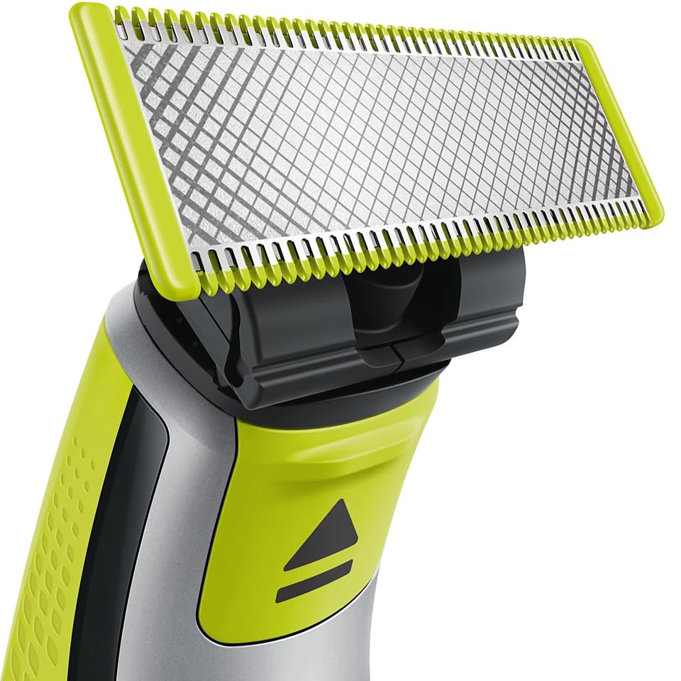 Philips OneBlade water-resistant wet-dry design for versatile use.