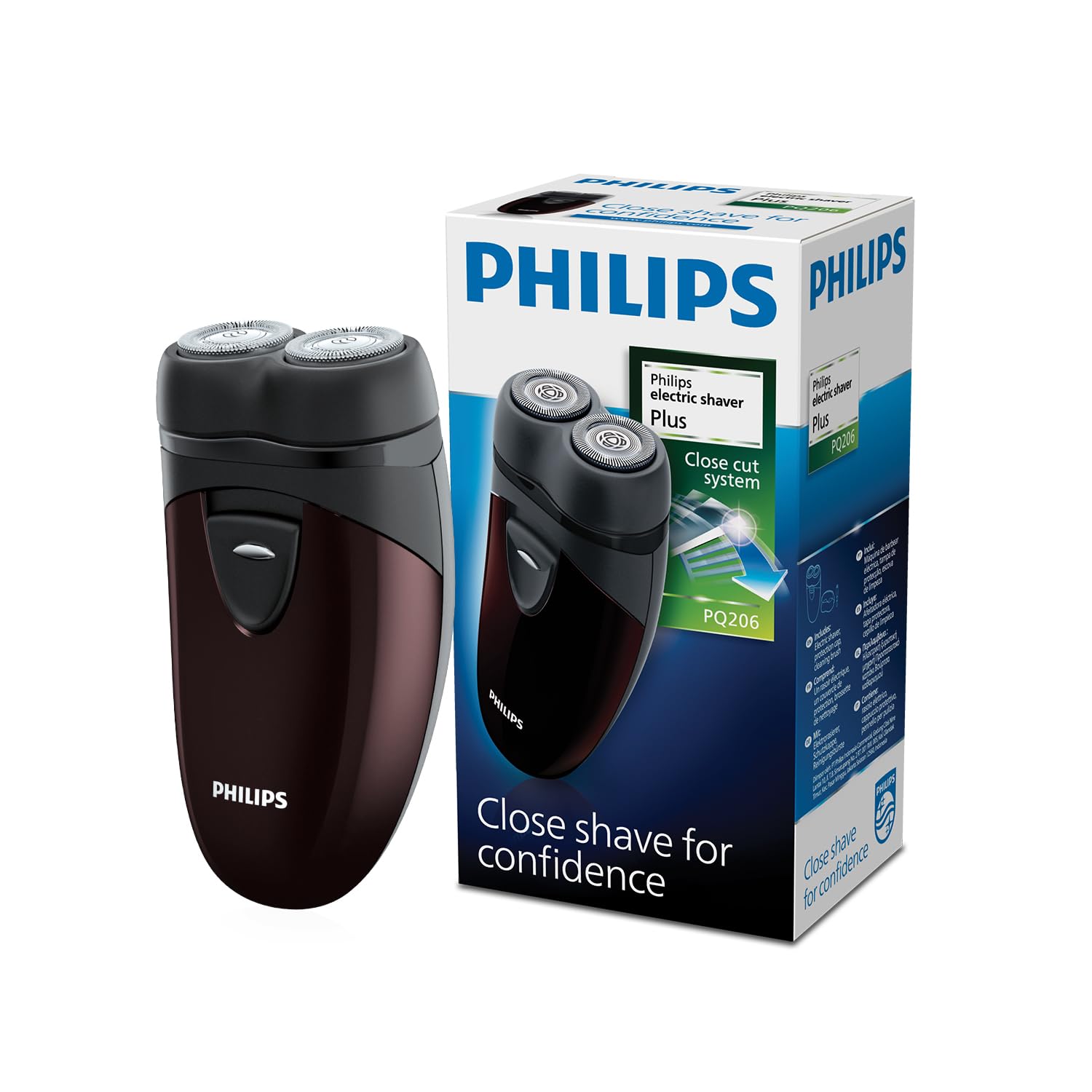 Philips PQ206 close-cut system delivers a precise daily shave.