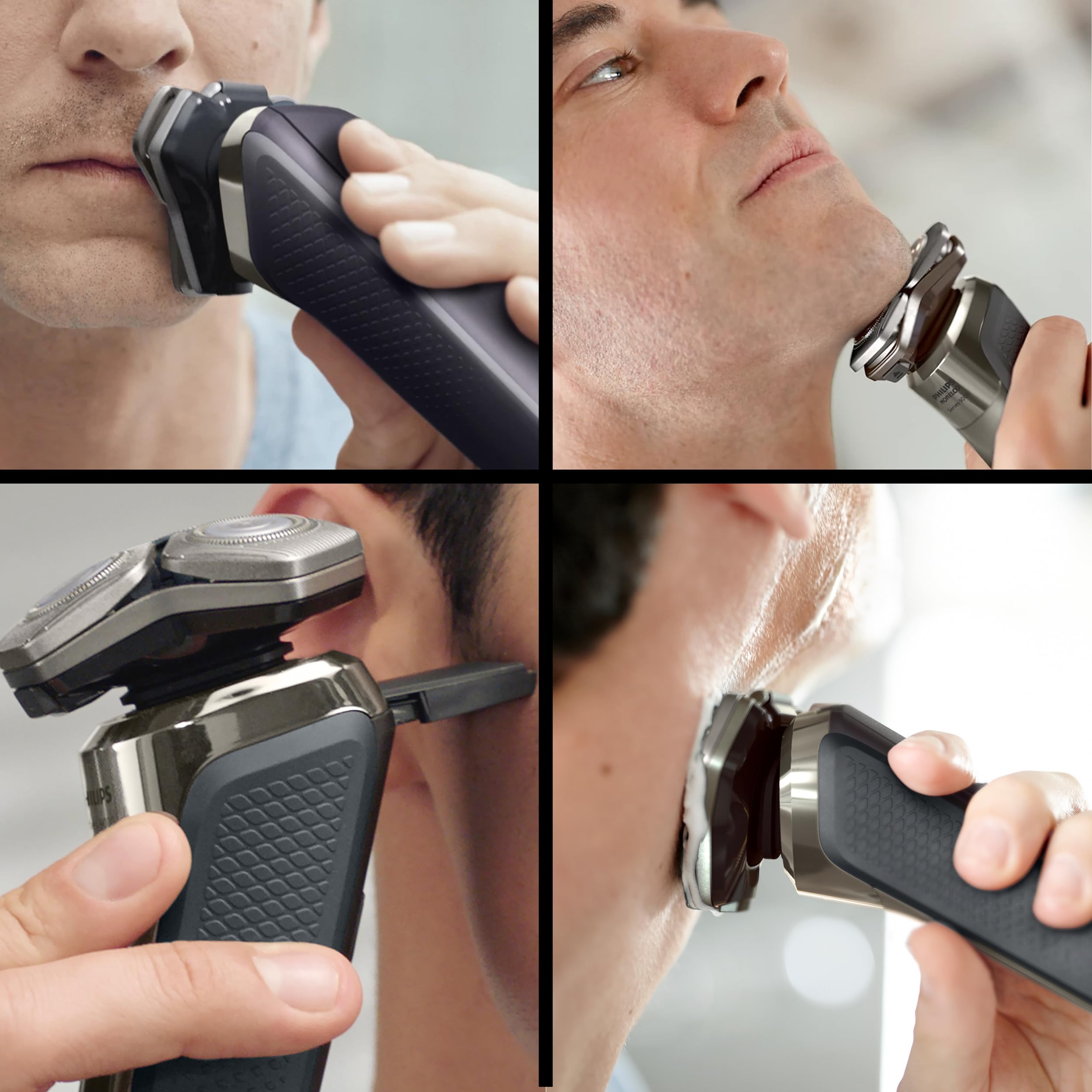 Philips Rechargeable Shaver Series 9000 60-minute runtime with quick 5-minute charge
