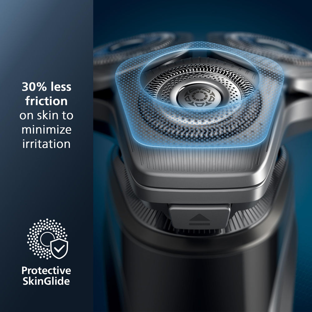 Philips Rechargeable Shaver Series 9000 in-shower use enables flexible routines