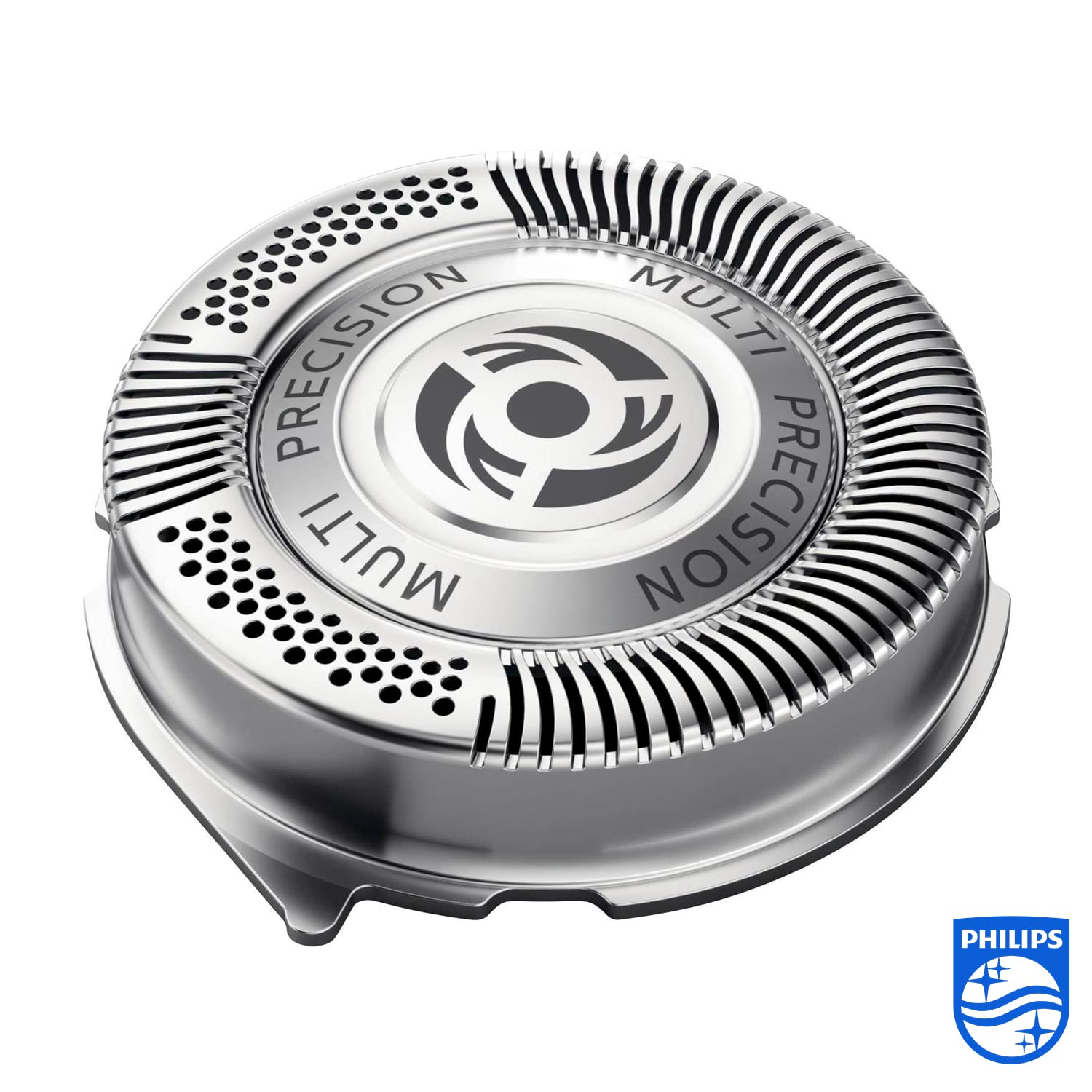 Philips SH50/50 blade-system closeup highlighting MultiPrecision action.
