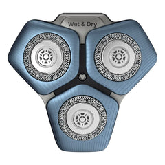Philips SH71/50 replacement heads close-up showing precision blades for a smooth shave.