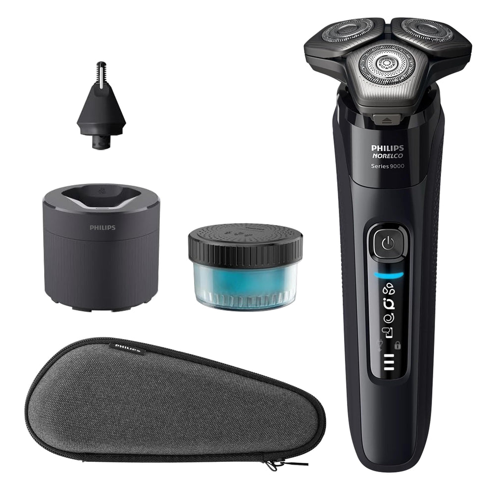Philips Shaver Series 9000 head close-up for precise close shave