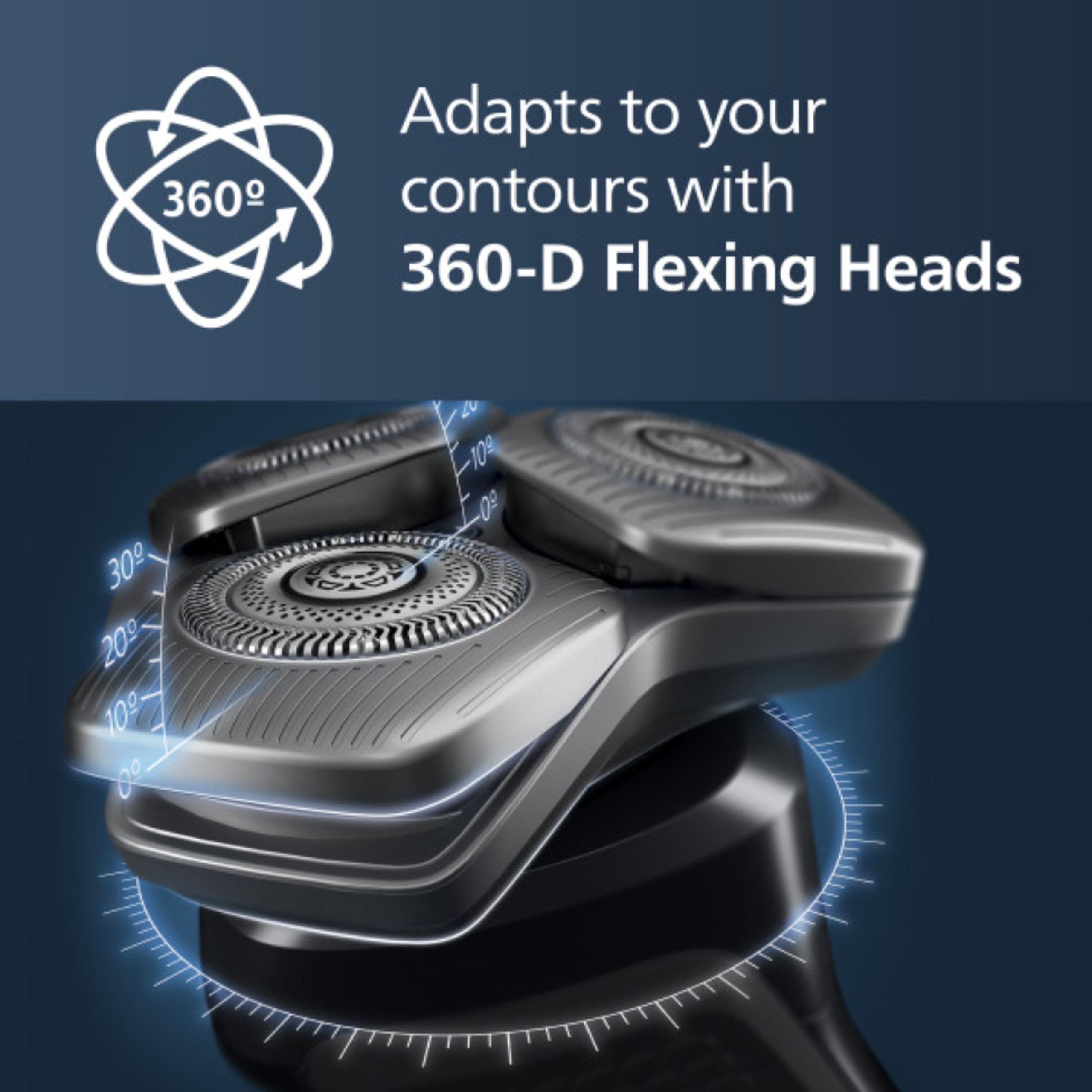 Philips Shaver Series 9000 Nano SkinGlide coating delivers smoother glide