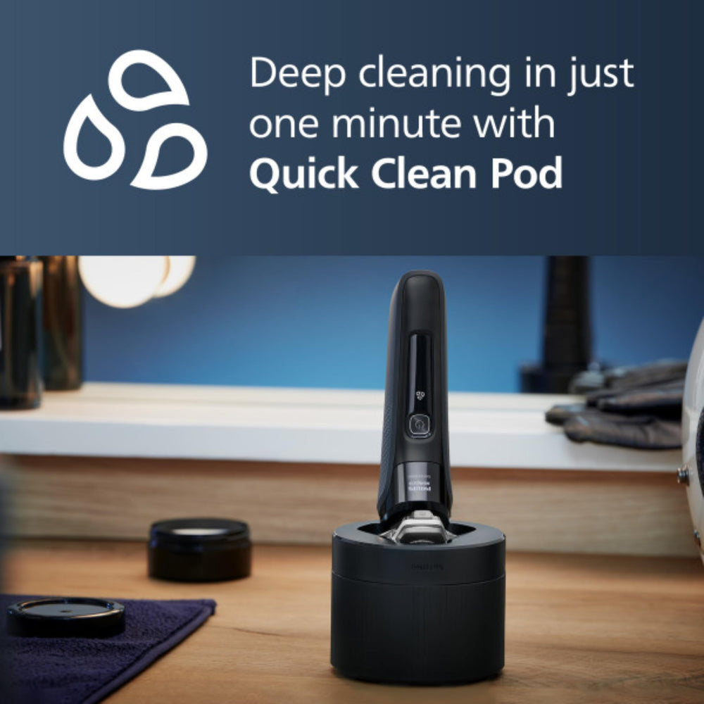 Philips Shaver Series 9000 Smart Hair Sensor detects density for adaptive shave
