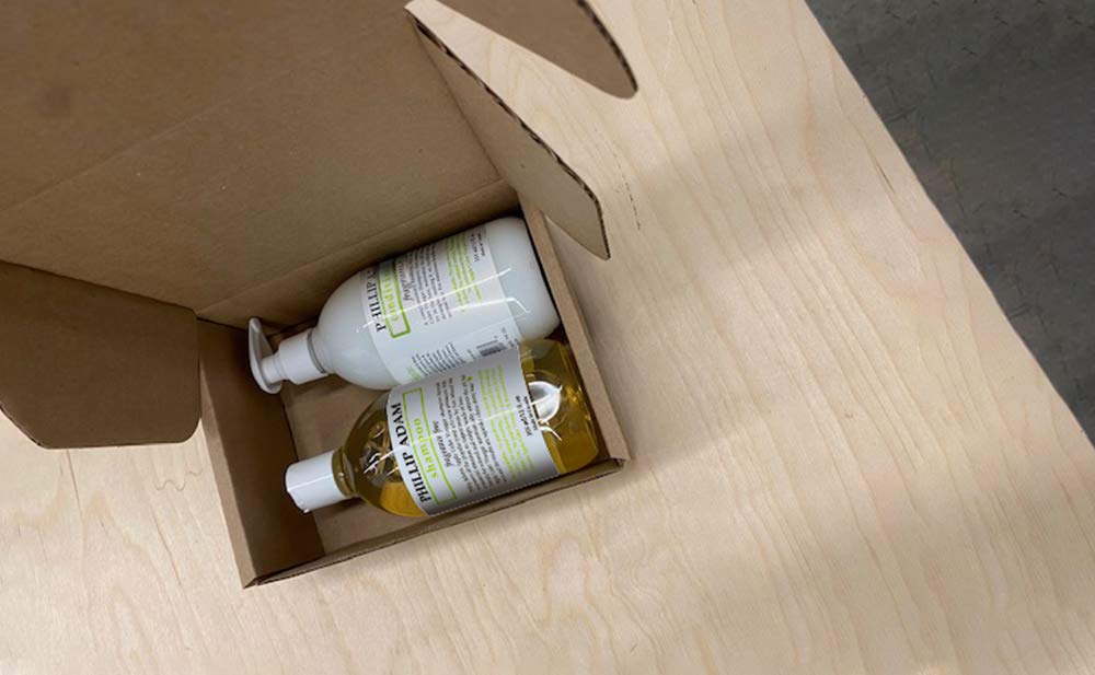 Phillip Adam pH-balancing shampoo visual for balanced hair and scalp.