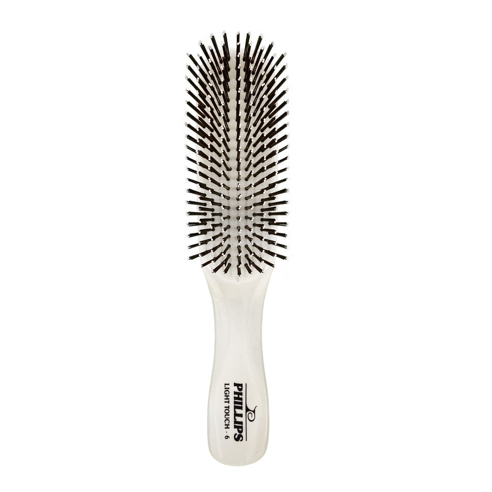 Phillips Brush Light Touch 6 front view for gentle detangling and smooth styling.