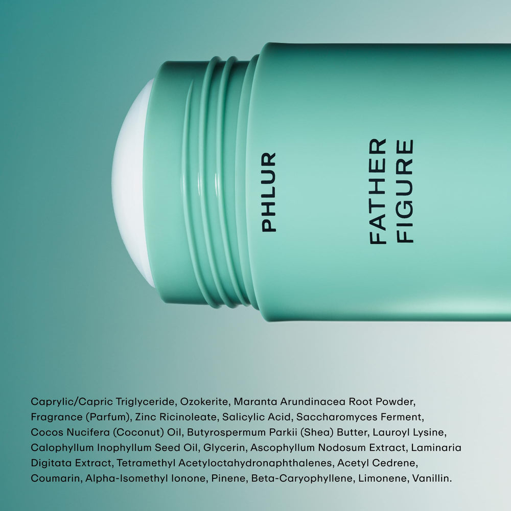 PHLUR Arrowroot Zinc Ricinoleate ingredient visual illustrating odor absorption without irritation
