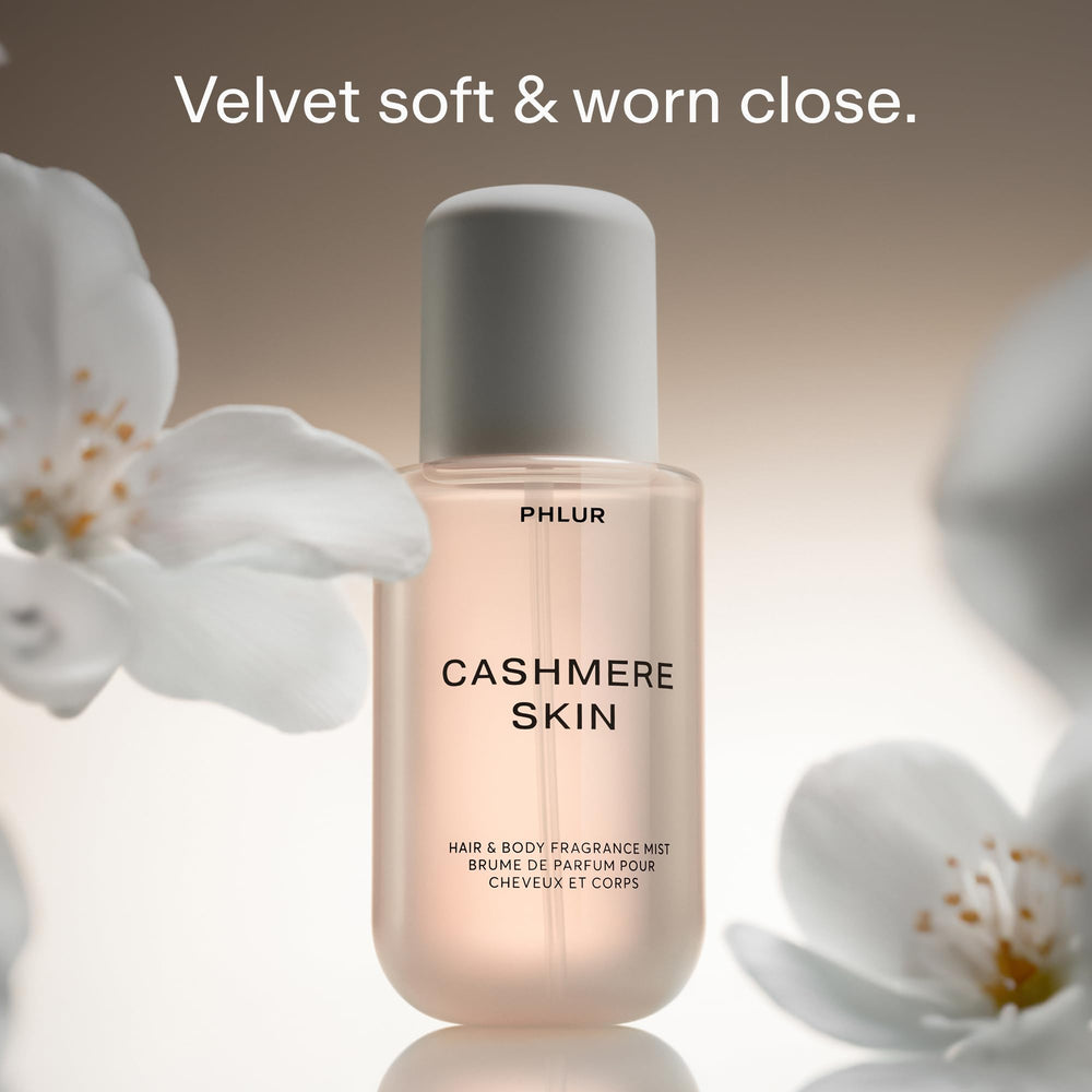 PHLUR Cashmere Skin Mist spray nozzle closeup for quick refresh