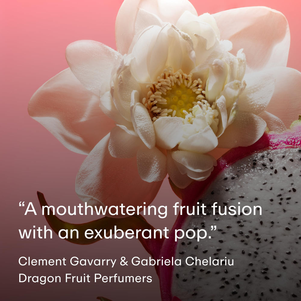 PHLUR Dragon Fruit Base Notes: amber, vanilla, sandalwood
