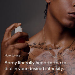 PHLUR Dragon Fruit Fragrance Spray demonstrates versatile hair and body use