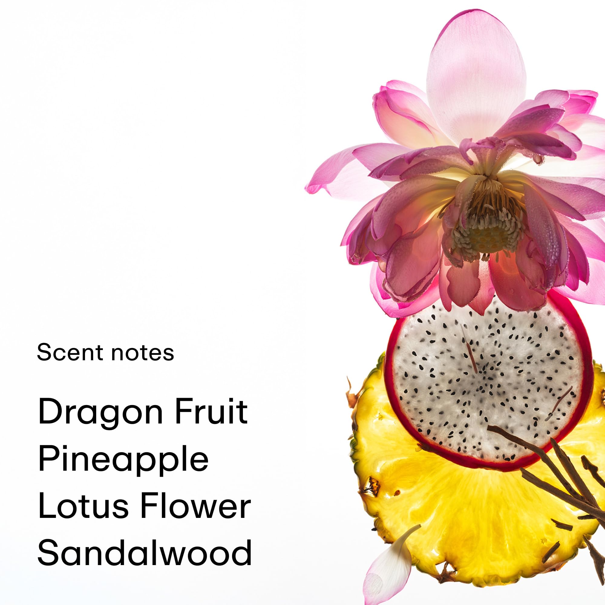 PHLUR Dragon Fruit Heart Notes with plum blossom and peony