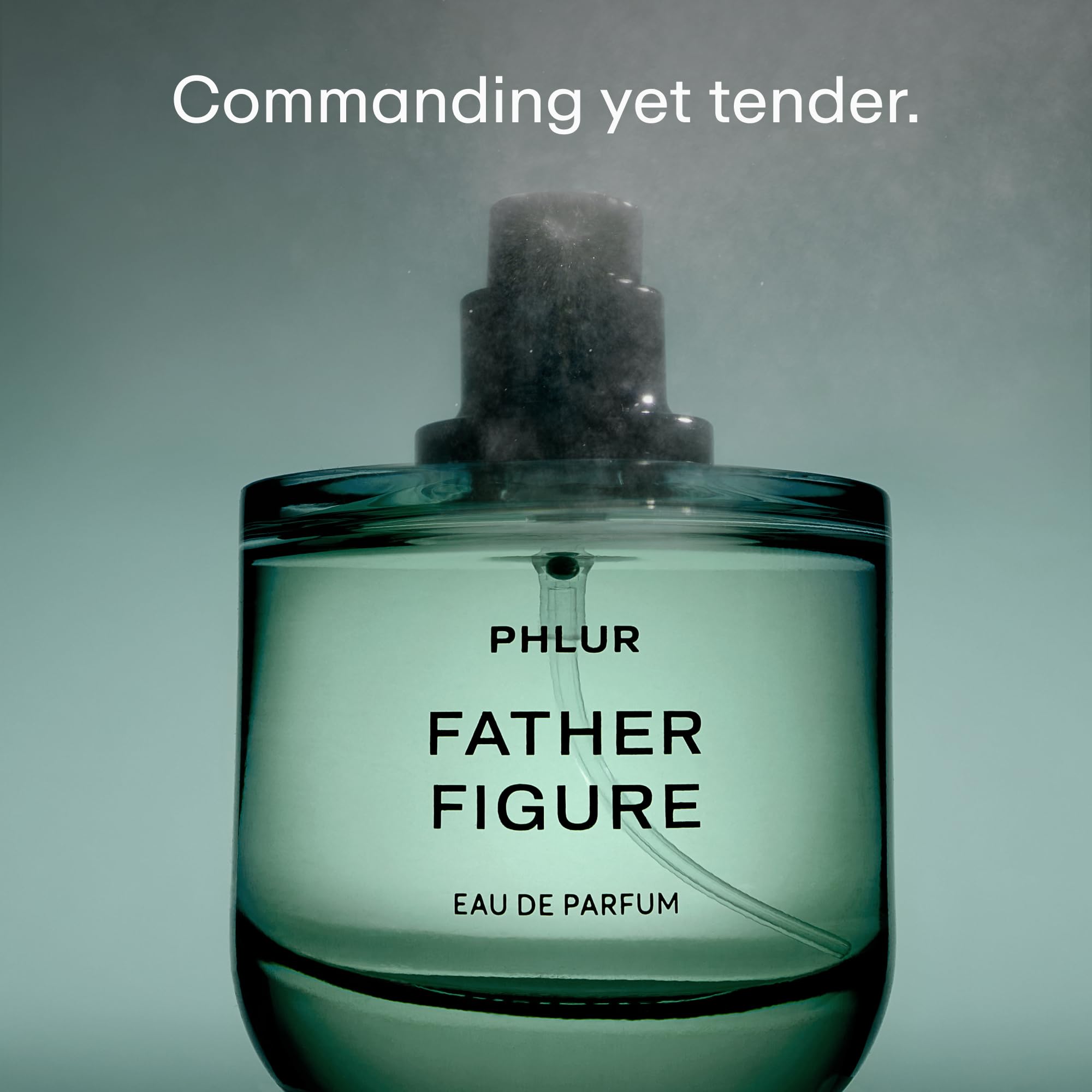 PHLUR Father Figure bottle top with magnetic lid for premium packaging and eco-conscious design
