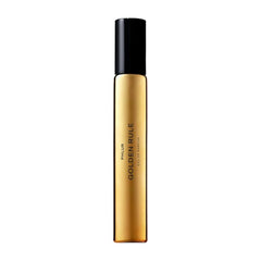 PHLUR Golden Rule bottle front, travel-ready design for on-the-go fragrance.