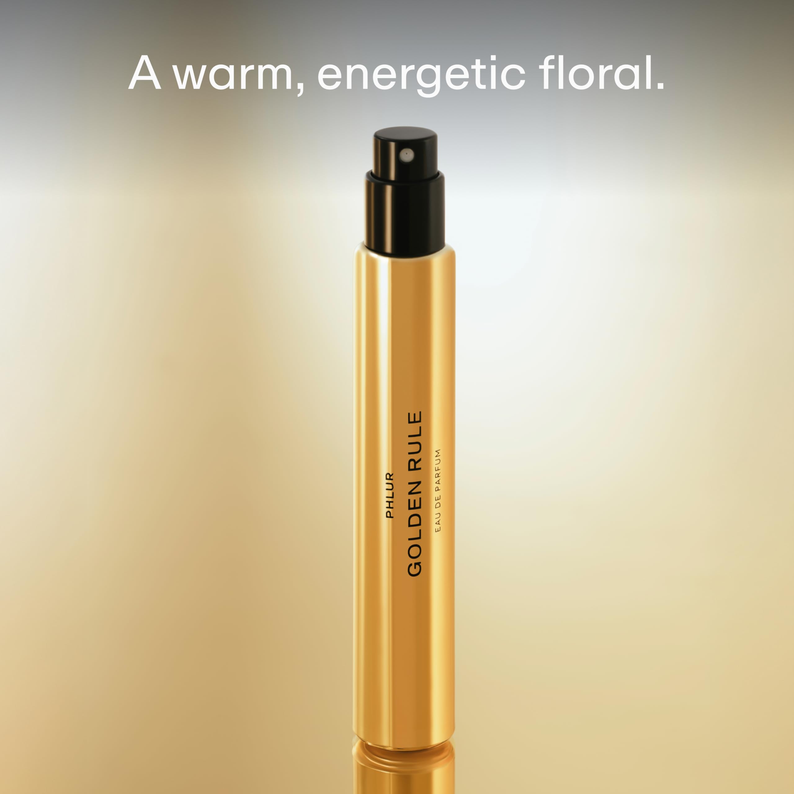 PHLUR Golden Rule travel-size case in a purse for quick refresh.