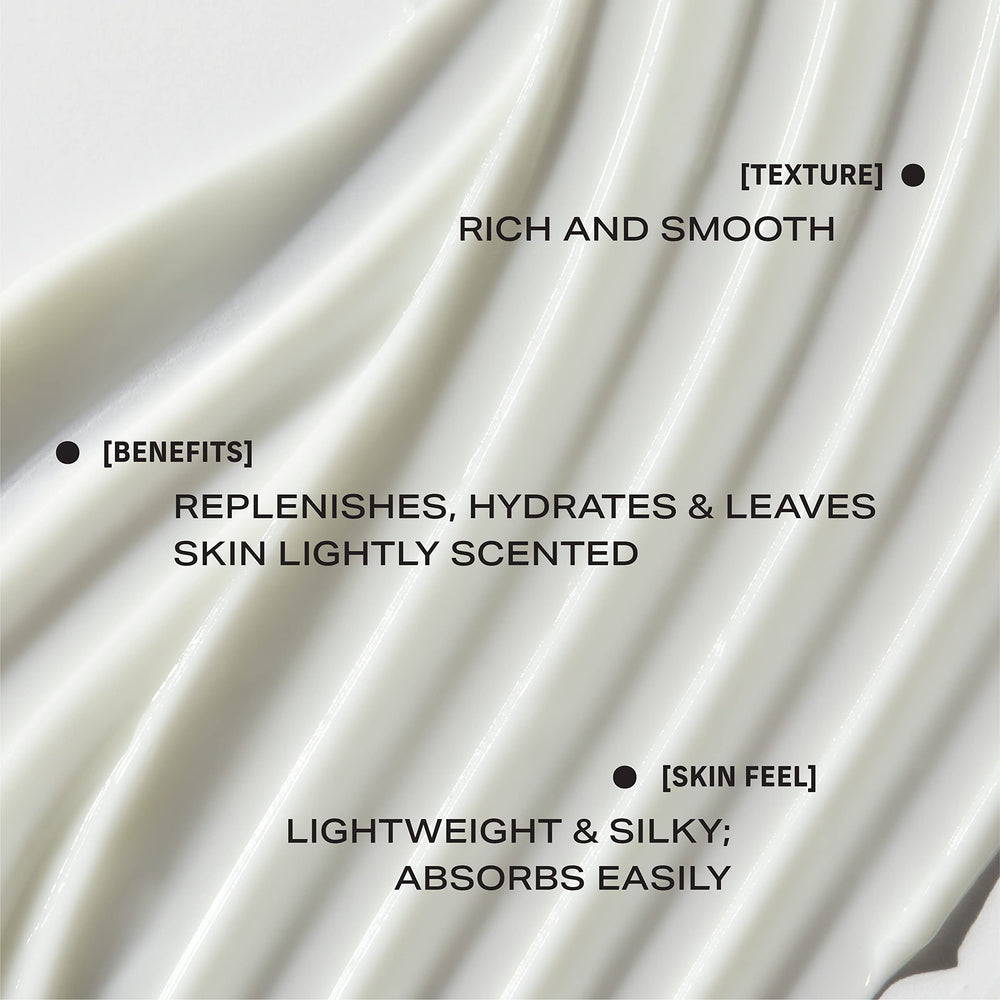 PHLUR Missing Person lotion pump closeup highlights easy one-handed application