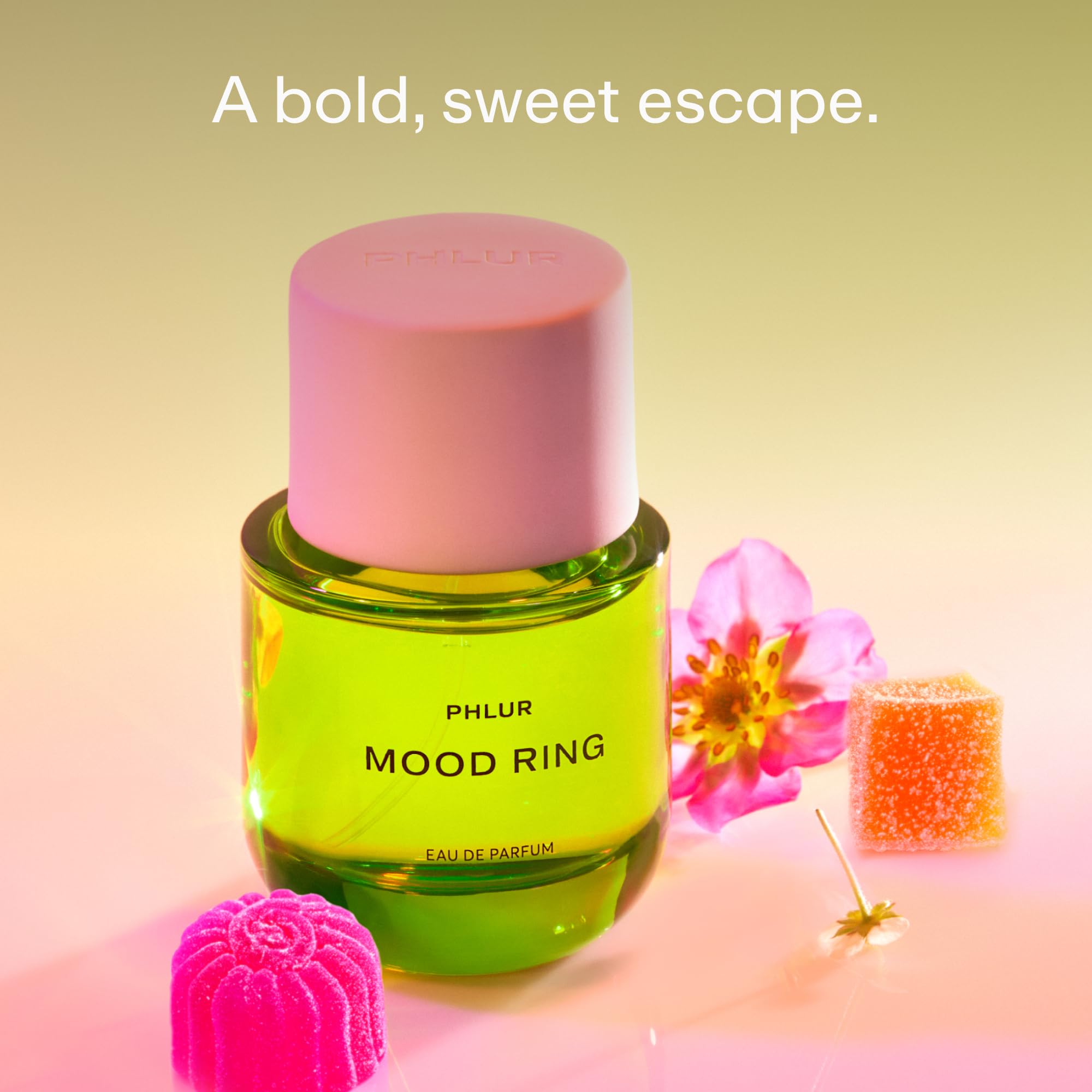 PHLUR Mood Ring orange zest glow emphasizes bright uplifting fruity-floral vibes