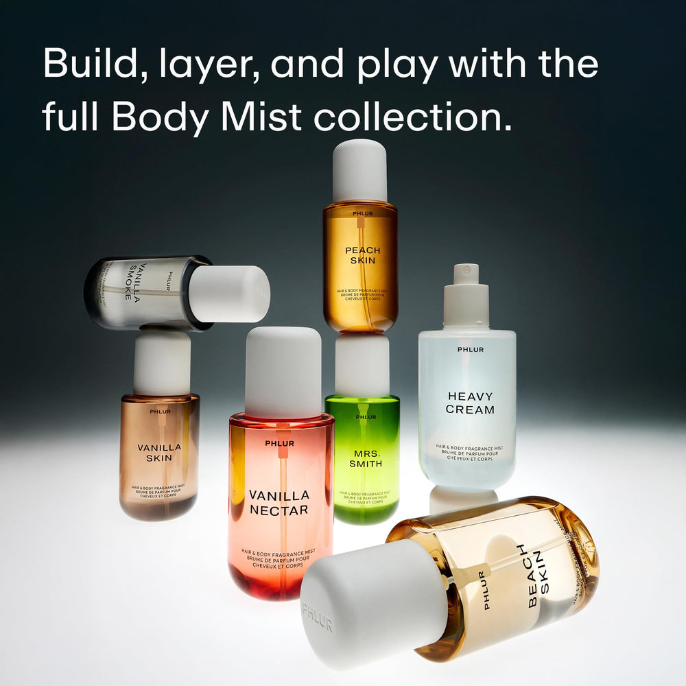 PHLUR Mrs. Smith on-skin image conveys wearable freshness suitable for daily layering.