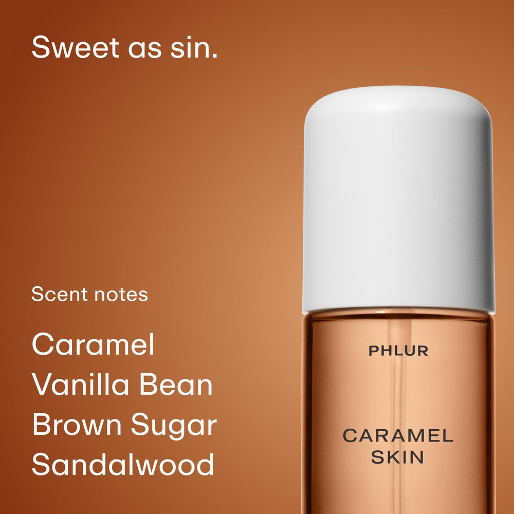 PHLUR Sweet Skin Trio application on wrist—layer for personalized scent.