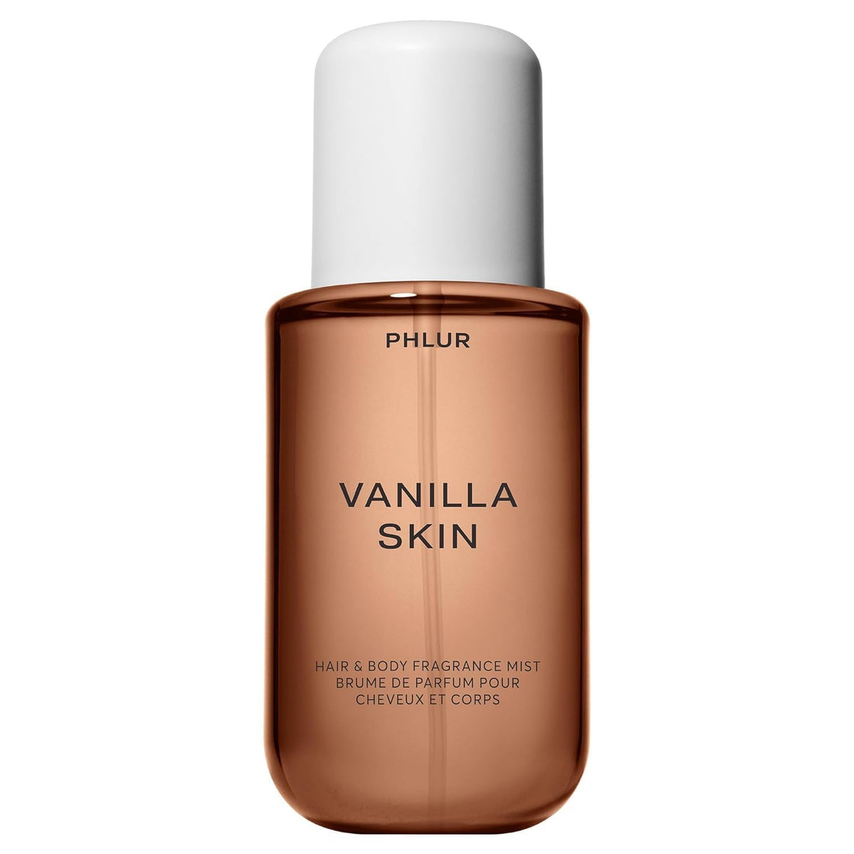 PHLUR Vanilla Skin bottle close-up for daily layering and signature scent.