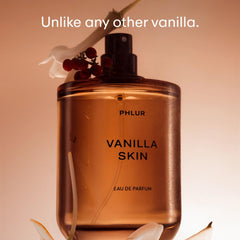 PHLUR Vanilla Skin cap closeup reveals magnetic lid design and premium packaging