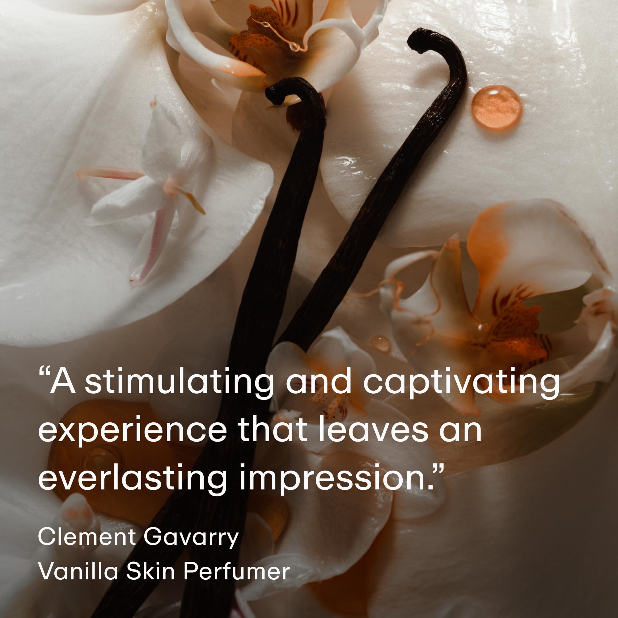 PHLUR Vanilla Skin deodorant underarm skin close-up suggests soft, refreshed feel.