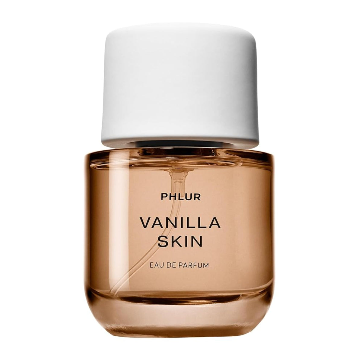 PHLUR Vanilla Skin EDP bottle shows creamy vanilla with spice for day-to-night wear