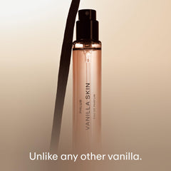 PHLUR Vanilla Skin travel-size packaging ready for carry-on fragrance rituals.
