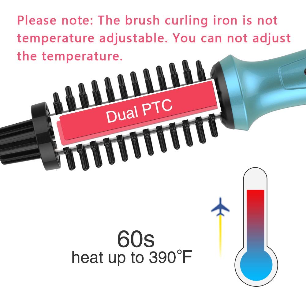 PHOEBE mini curling iron travel bag included for Europe trips