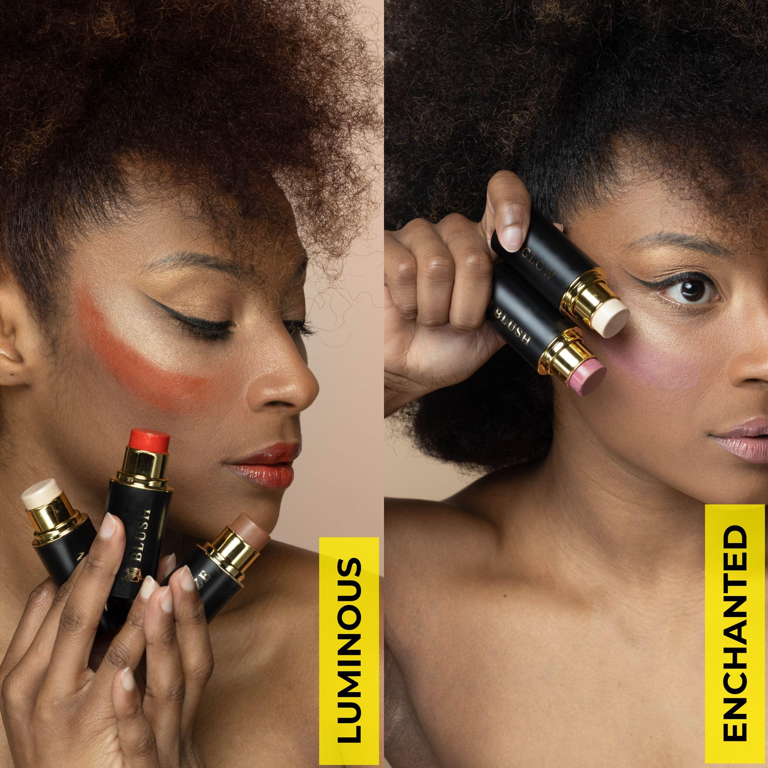 Phoenix Beauty Lux packaging on-the-go for portable, mess-free makeup