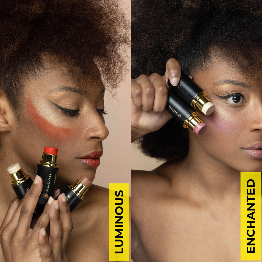Phoenix Beauty Lux packaging on-the-go for portable, mess-free makeup
