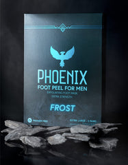 Phoenix Foot Peel-exfoliating-action demonstrates skin-smoothing exfoliation on rough patches.