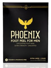 Phoenix Foot Peel for Men giant-size booties accommodate large feet comfortably.