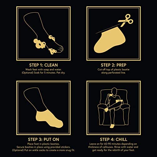 Phoenix Foot Peel for Men unscented label emphasizes fragrance-free formula.