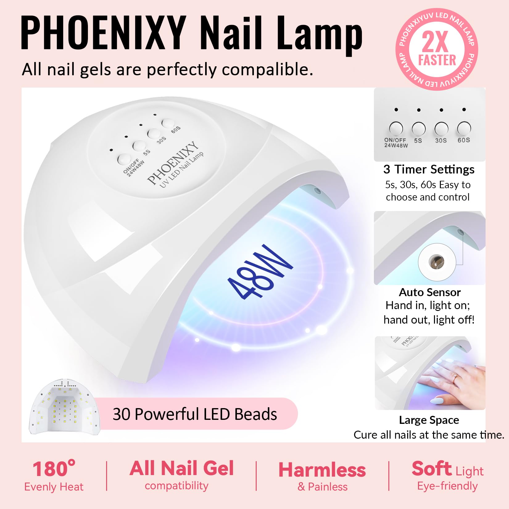 Phoenixy base coat bottle showing smooth, lasting color adhesion.