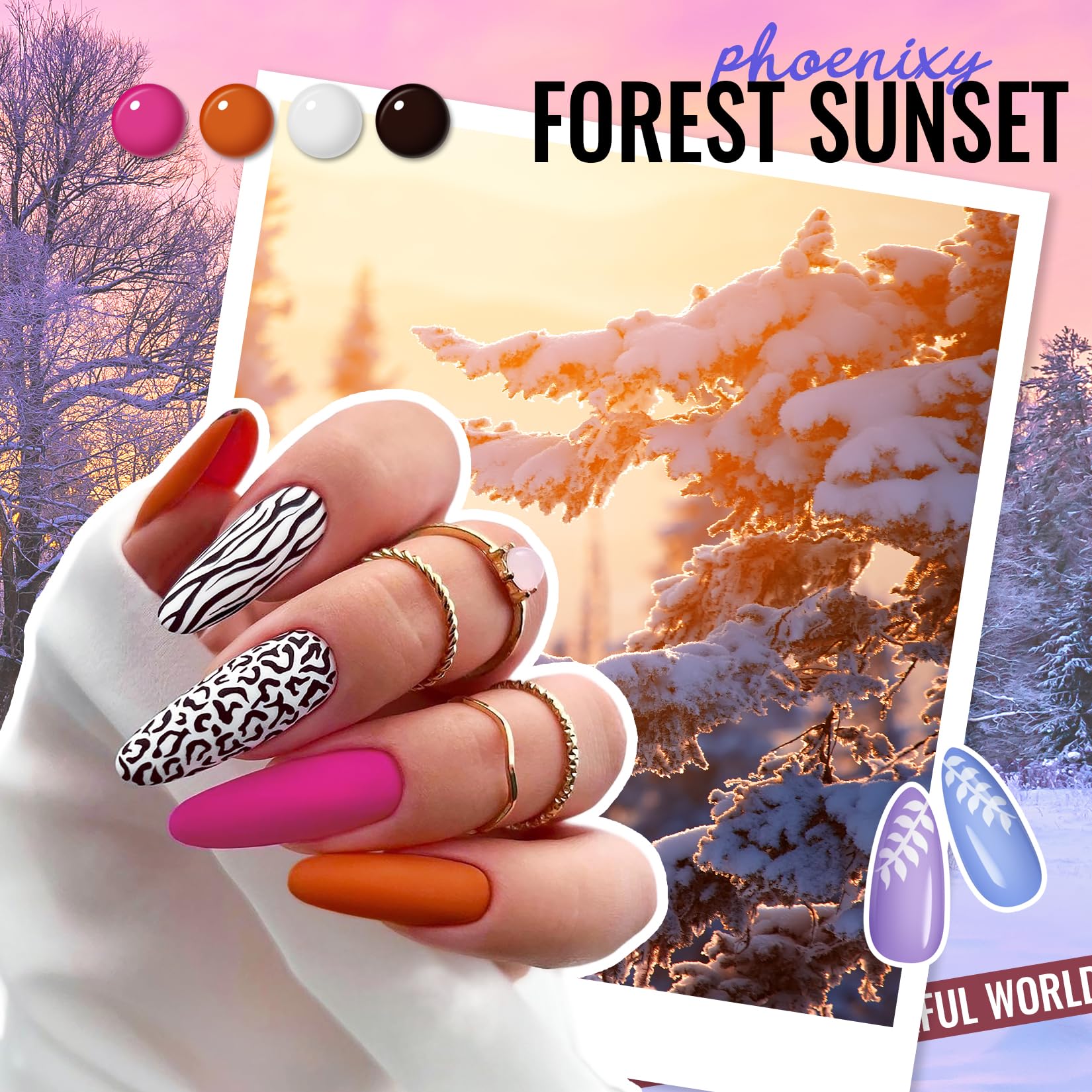 Phoenixy gel formula delivers silky-smooth application for easy nails.