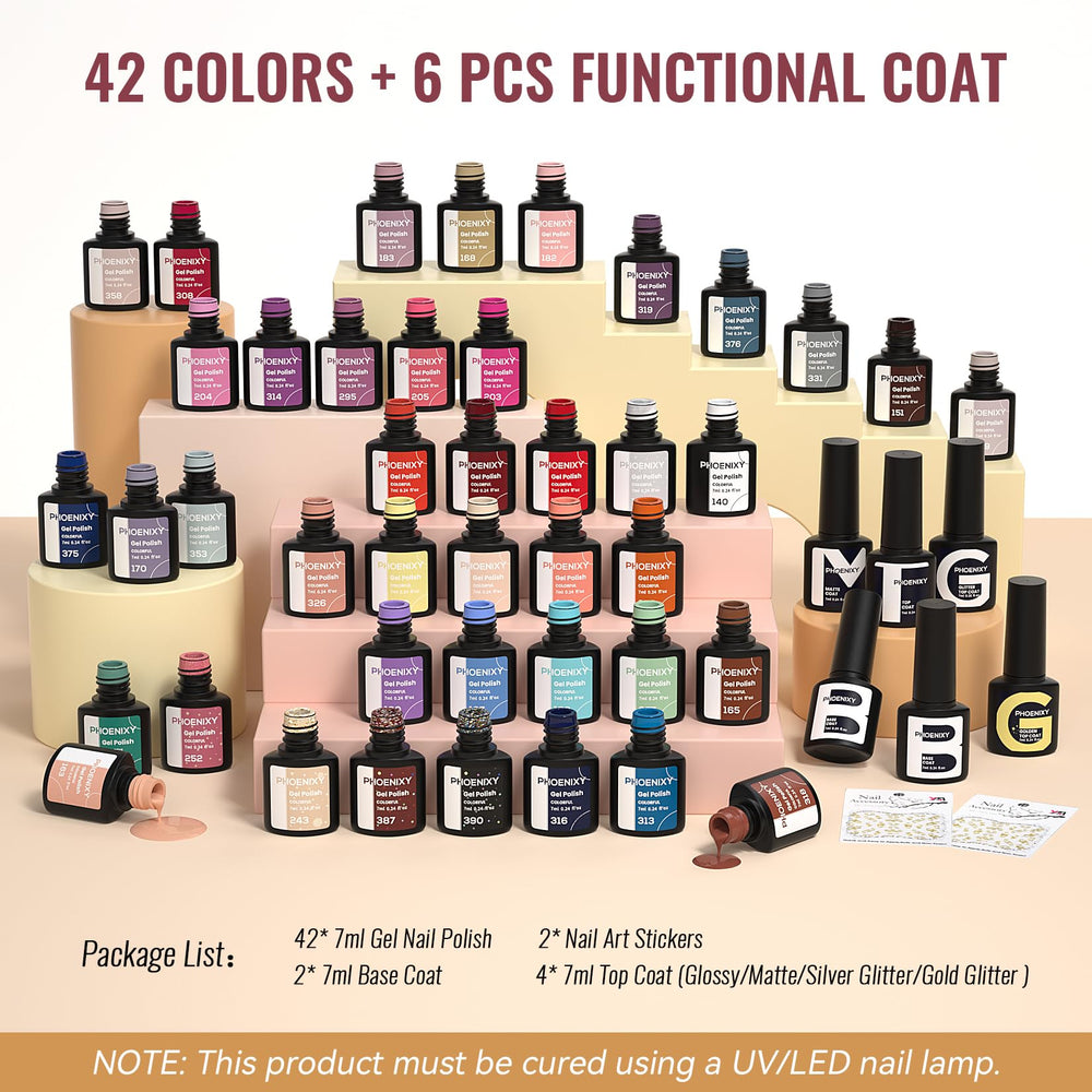 Phoenixy gift-ready nail kit is ideal for holidays and special occasions.