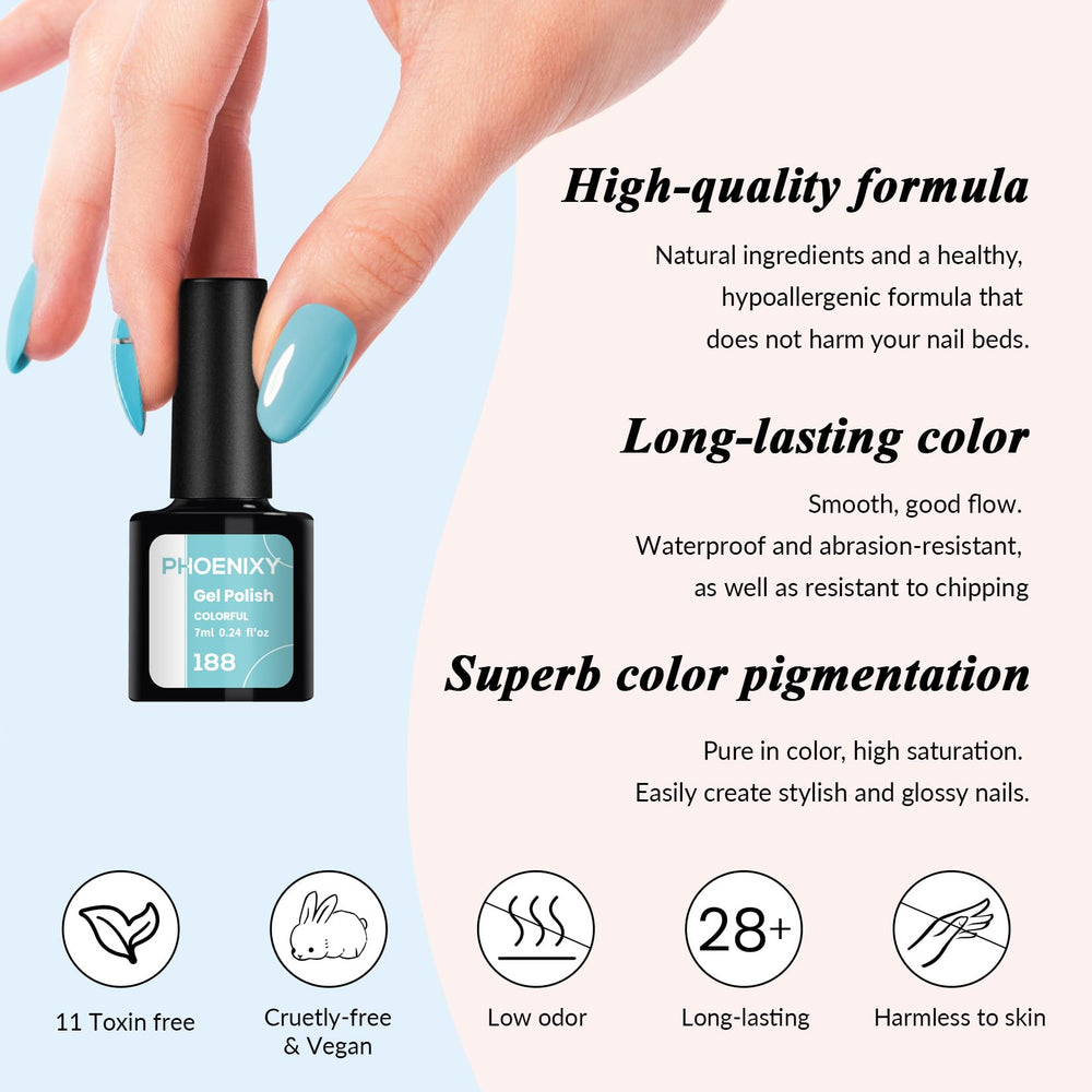 Phoenixy manicure tools and gift-pack setup for home salon beginners