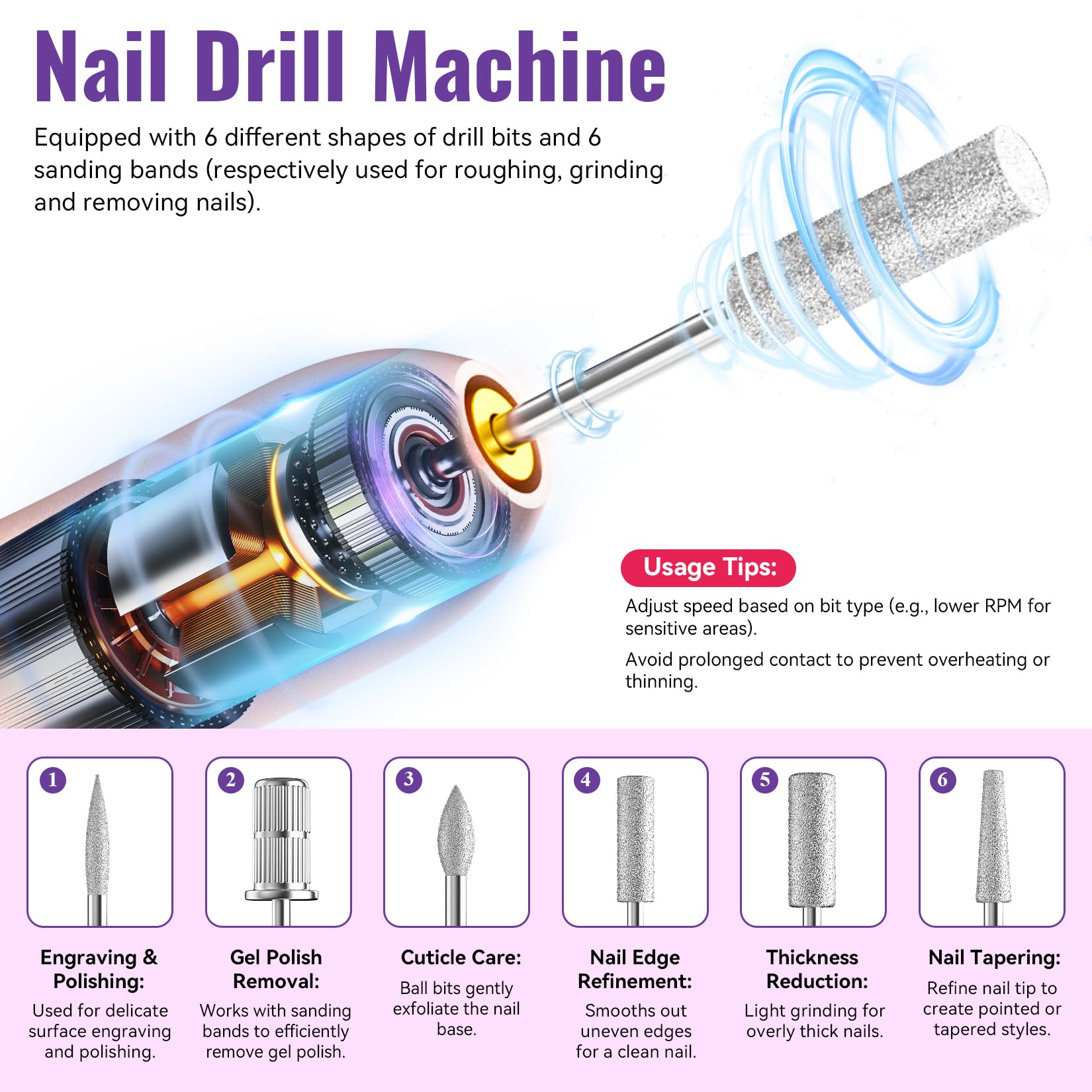 Phoenixy nail decorations and tools enable creative, personalized styles