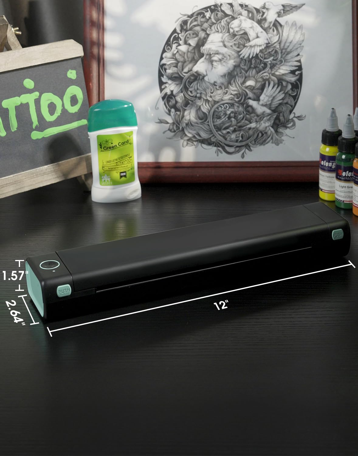 Phomemo M08F starter kit with transfer paper and quick-start usability