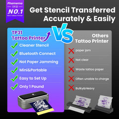 Phomemo TP31 battery life highlighting long sessions