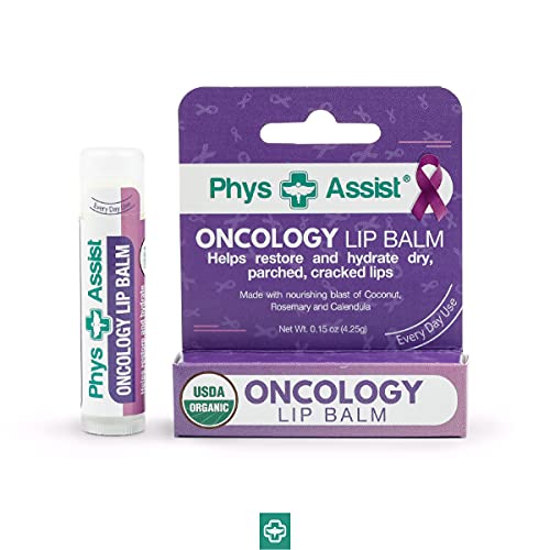 USA-made PhysAssist lip balm with organic ingredients and certification