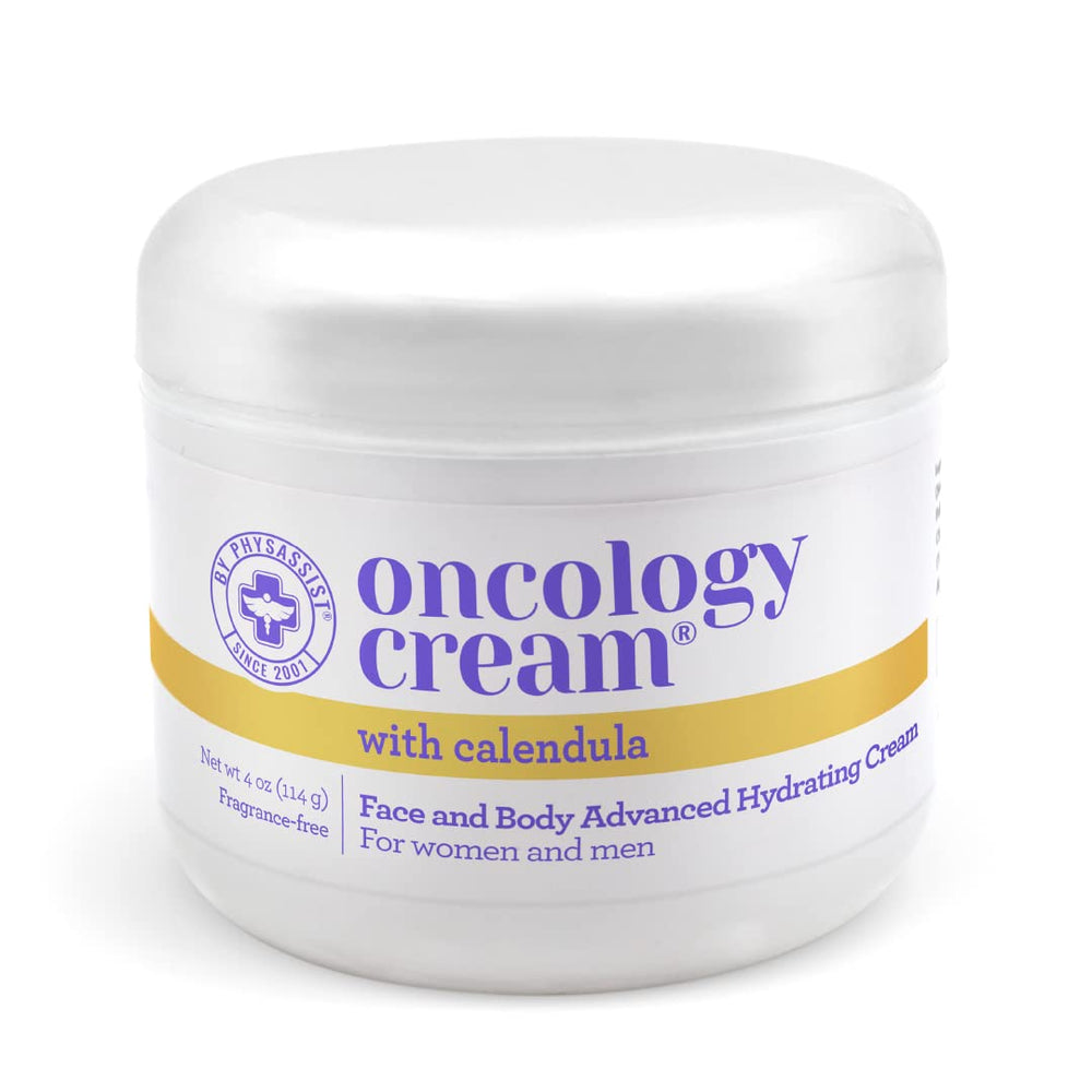 PhysAssist Oncology Calendula Cream jar showcases fragrance-free hydration for sensitive skin